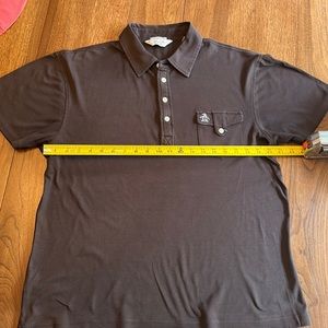 Men’s brown size XL penguin polo